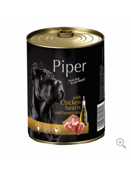 Piper Adult Καρδιά Κοτόπουλου & Καστανό Ρύζι 800g